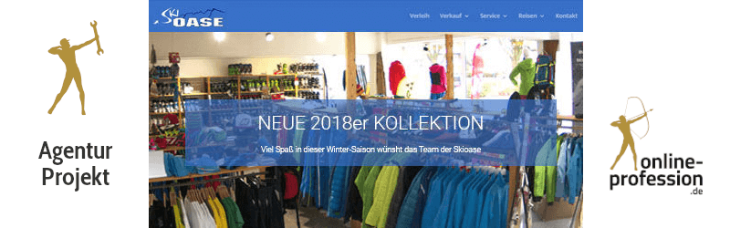 Relaunch des Internetauftritts der Skioase Münster: Gut beraten auf die Piste