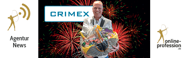 20 Jahre CRIMEX® – Online-Profession gratuliert!