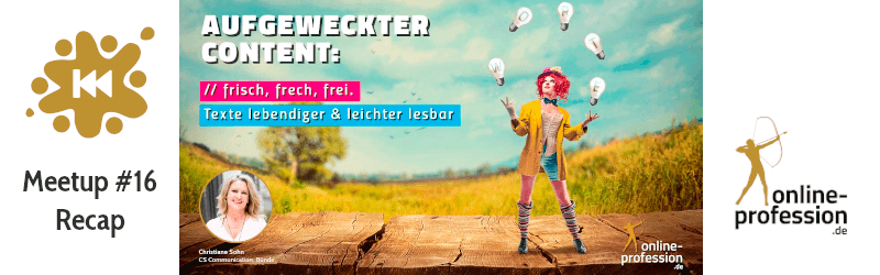17. Münster-Online-Marketing-Meetup: 10 Tipps für die Texterstellung